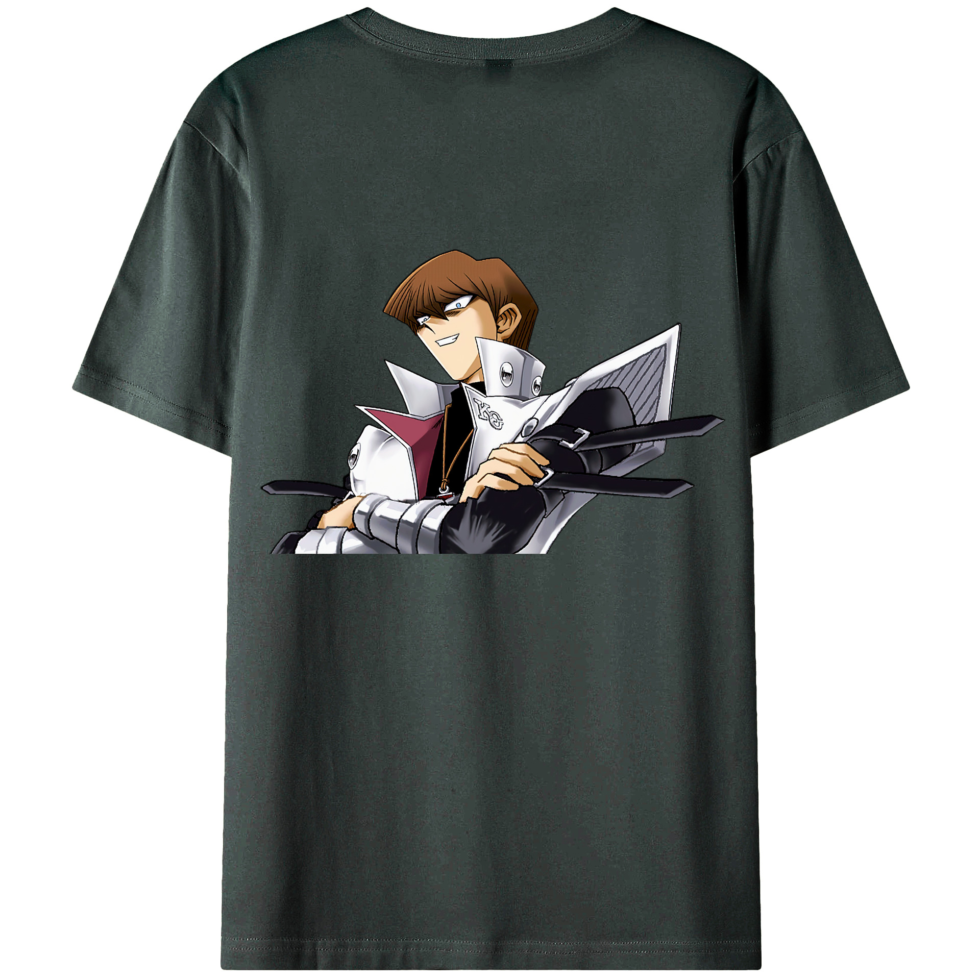 （画像用） 遊☆戯☆王 Yu-Gi-Oh! 綿100％ メンズ半袖Tシャツ（バックプリント） 通気性